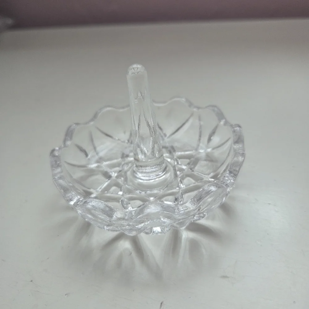 Vintage Crystal Ring Jewelry Holder
